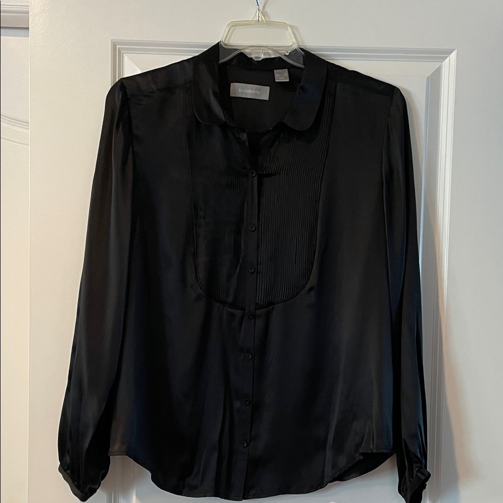 Liz Claiborne Black Silk blouse